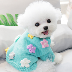 Dress of Dog Short Sweater Schnauzer Casual Small Pet