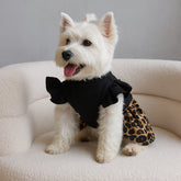 Dog Dress Cute Princess Lapel Top