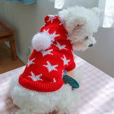 Happy Hoodie for Dogs Star Magic Knitted Wool Hooded Sweater