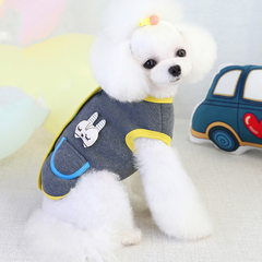 Dog Shirts Mall Rabbit Cardigan Sweater for Small and Medium Pat