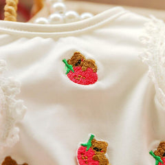 Dog Dress Summer Pet Small Strawberry Vest Skirt