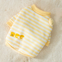 Kids Dogs T Shirt Bee Striped Sweatshirt