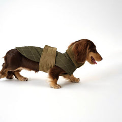 Pet Cape Two-Tone Quilted Warm Coat
