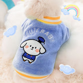 Dog Shirts Blue Cute Baby Pet Corgi Shirt