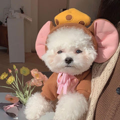 Dog Hoodie Cute and Funny Piggy Transformation Costume