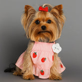 Cute Strawberry Princess Dog Skirt