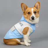 Soft Denim Dog Harness Outfit for Small Pets