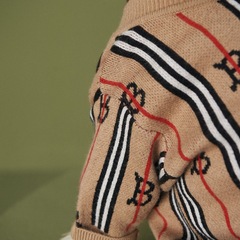 Costco Hot Dog Shirt Pet Knit Sweater British Style