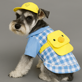 Dog Shirts Pet Plaid Biped Cute Outfit