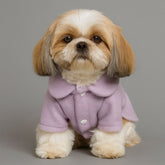 Shirts for Dogs Cute Macaron Traction Lapel Cotton Dress