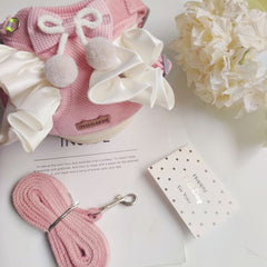 Lolita Style Pet Harness and Leash Set