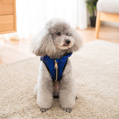 Dog Hoodie Blue Cool Vest Winter Warm Coat