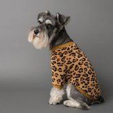 Dog T Shirts Bulldog Lepord Print Autumn Tops