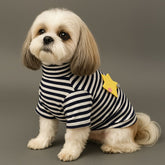 Kids Dogs T Shirt Striped Round Neck