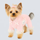 Dog in Dress Fleece Bear Bottoming