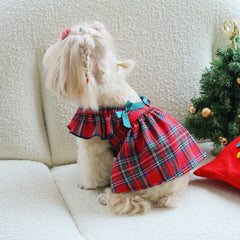 Dog Dress Cute Princess Lapel Top