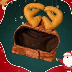 Xmas Dresses for Dogs Christmas Headdress Pet Head Flower Hat