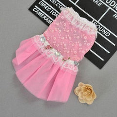 Dog Dresses Summer Pet Cat Cute Skirt
