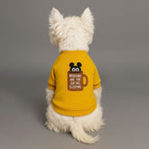 Dog Shirts Yellow Round Neck Teddy Pet Clothes