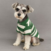 Dog Shirts Elastic Striped Clothes with Lapels Is Only $9.9