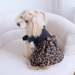 Dog Dress Cute Princess Lapel Top