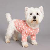 Dress with Dogs Pink Heart Spring Autumn Cute Shirts