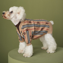 Costco Hot Dog Shirt Pet Knit Sweater British Style