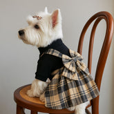Dog Dress Cute Princess Lapel Top