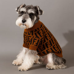 Dog Shirts Classic Luxury Bulldog Pet Winter Warm Sweater