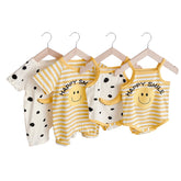 Happy Smile Dog Clothes Summer Pet Outfit