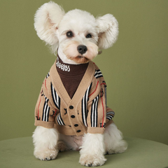 Costco Hot Dog Shirt Pet Knit Sweater British Style