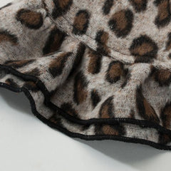 Dog Dresses Lepord Pet Autumn Polp Tops