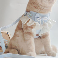 Lolita Style Pet Harness and Leash Set