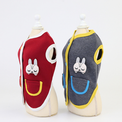Dog Shirts Mall Rabbit Cardigan Sweater for Small and Medium Pat