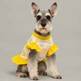 Dog Dresses Sunflower Yellow Pet Leshes Lucky Shirts