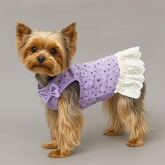 Dog Dress PCute Floral Teddy Bichon TOP