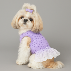 Dog Dress PCute Floral Teddy Bichon TOP