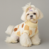 Dog Shirts Warm High Neck Pet Cotton Tops