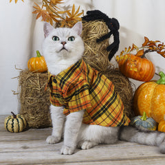 Dog Dress Cute Princess Lapel Top