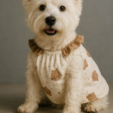 Dog Dress Cute Princess Lapel Top