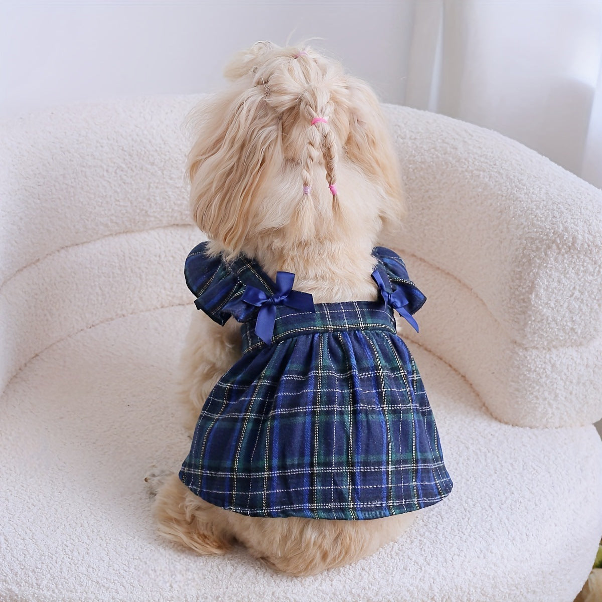 Dog Dress Cute Princess Lapel Top