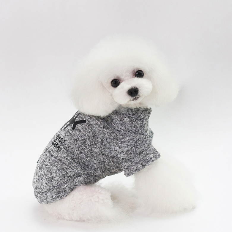 Dog Shirts Multicolor Fish Bone Sweater Two-legged Clothes