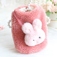 Dog Shirts Pink Cute  Pet Rabbit Winter Cotton Vest