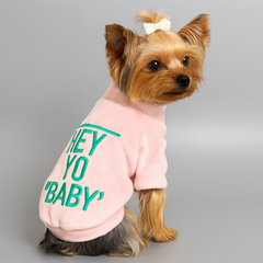 Dog Shirts New high neck suede cotton four-legged clothes