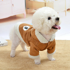 Dog Hoodie Pet Pomeranian Lamb Cashmere  Coat