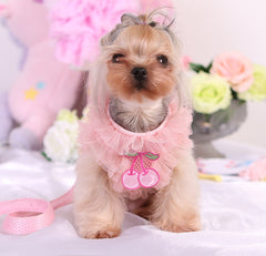 Cute Lace Chest Back Dog Leash