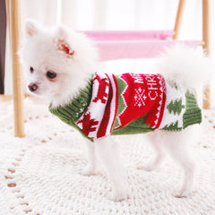 Dog Shirts Merry Christmas Winter Thick Pet Sweater