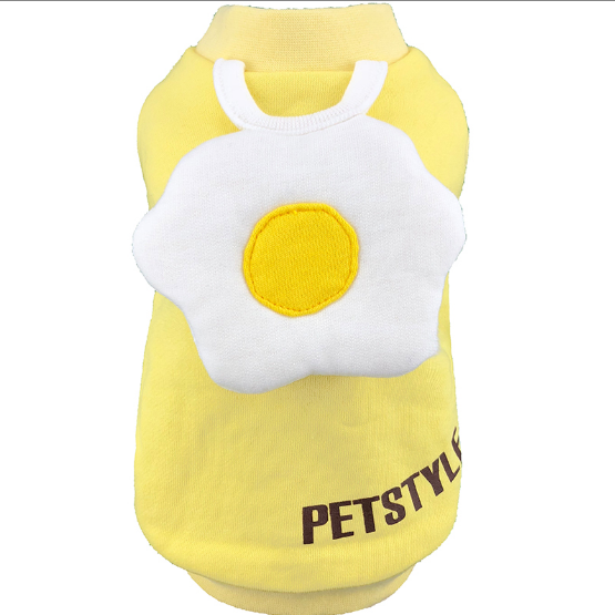 Dog Shirts Poached Egg Dog Clothes