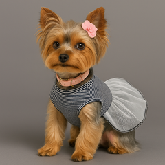 Dog Dress Summer Pet Small Letter Skirt