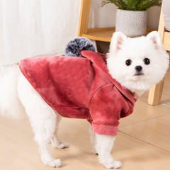 Dog Hoodie Chrismas Pomeranian Teddy